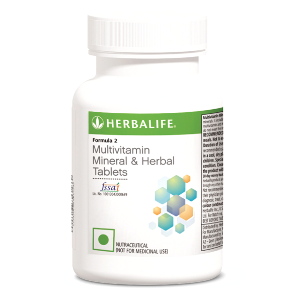 Multivitamin Mineral and Herbal Tablets (Formula 2) – 90 Tablets